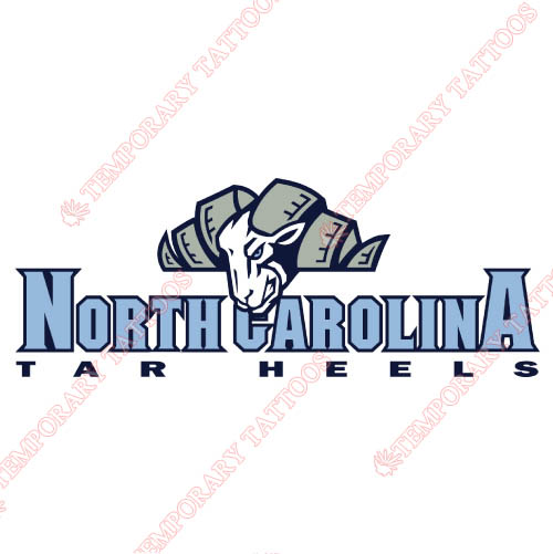 North Carolina Tar Heels Customize Temporary Tattoos Stickers NO.5525